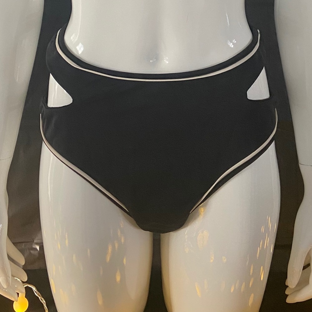 High waisted bathing suit